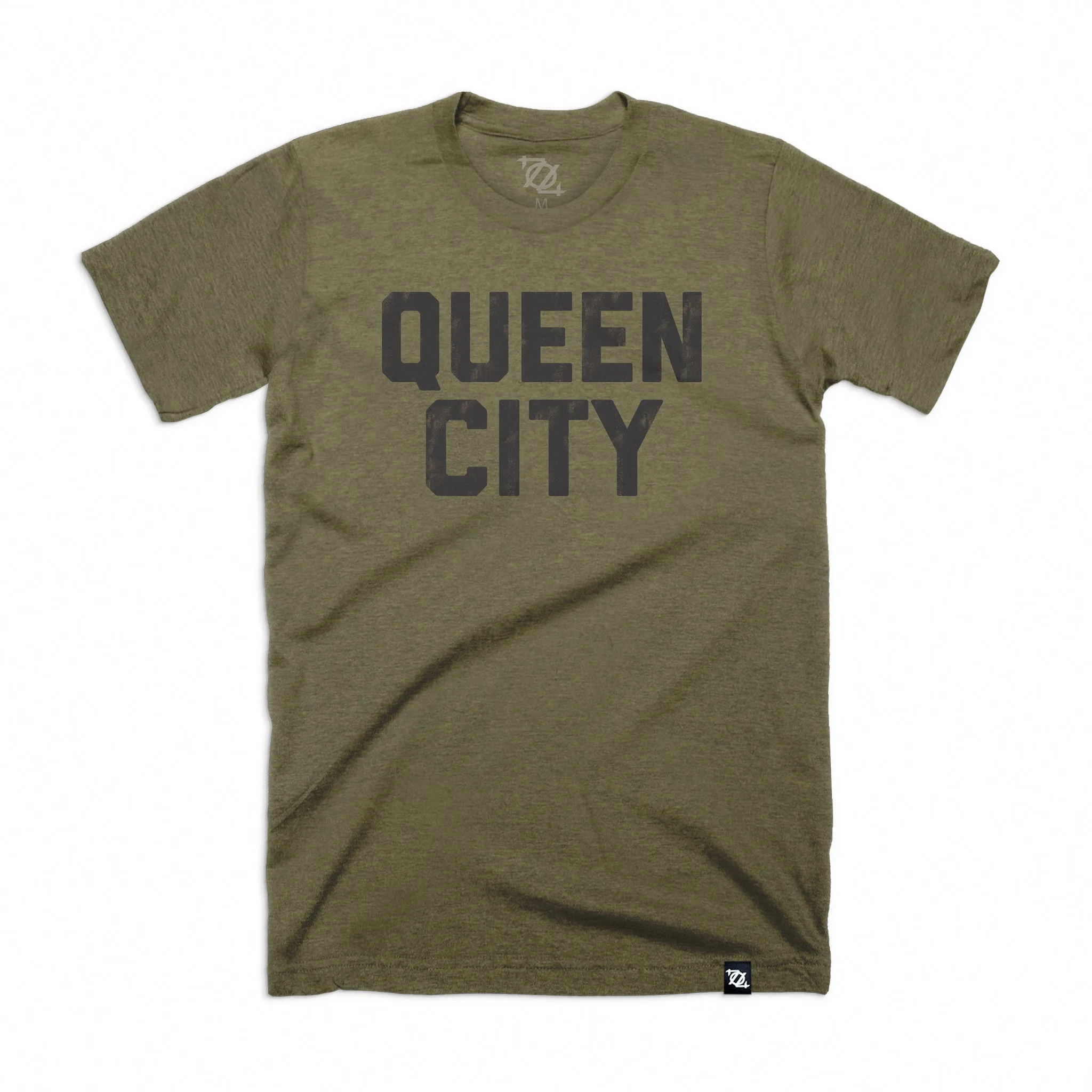 704 Shop Queen City Tee - Olive (Unisex)