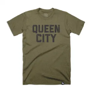 704 Shop Queen City Tee - Olive (Unisex)