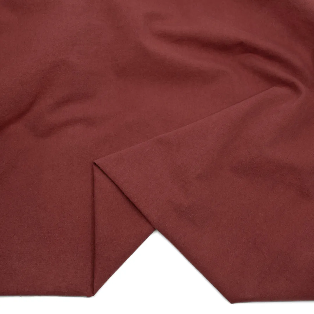 7oz Softened Organic Cotton - Deep Rosewood