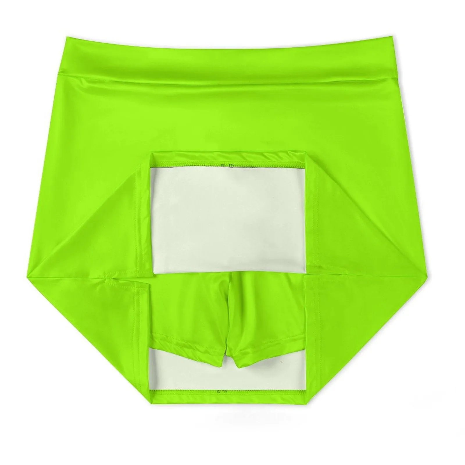 A-Line Skirt with Pocket Light proof trouser skirt Chartreuse