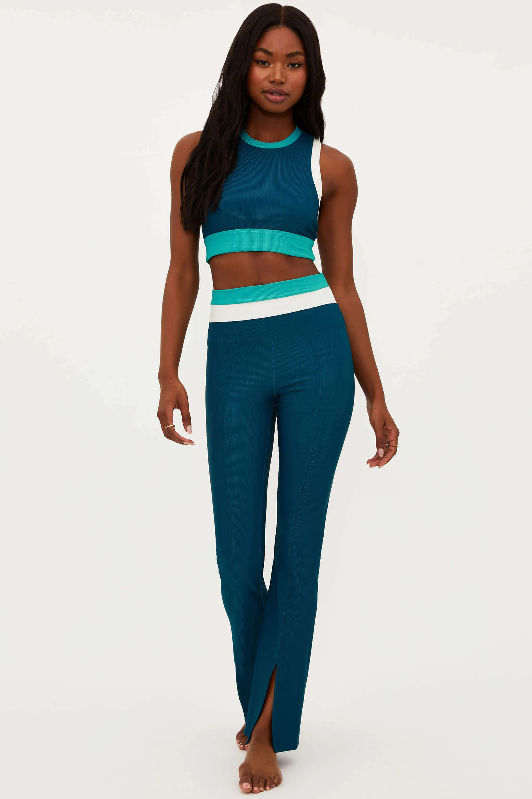 Amalfi Pant Crystal Coast Colorblock