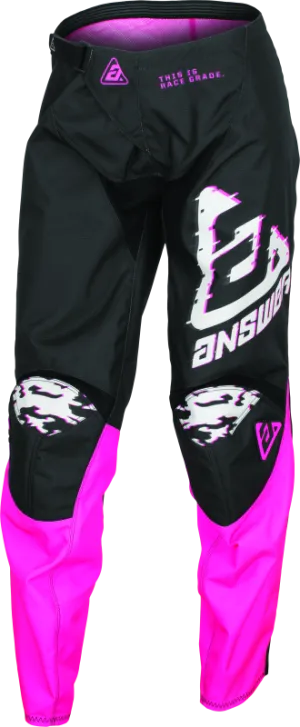 Answer 23.5 Syncron Meltdown Pant Black/Magenta/Grey Womens Size - 4 Regular