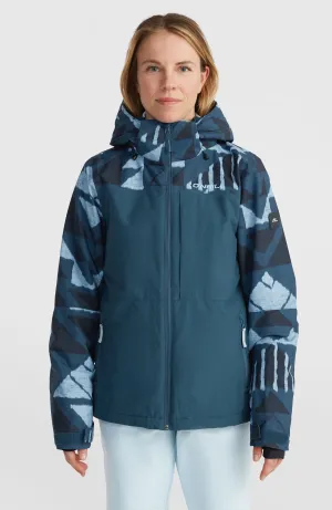 Aplite Plus Snow Jacket | Blue Triangle Ikat