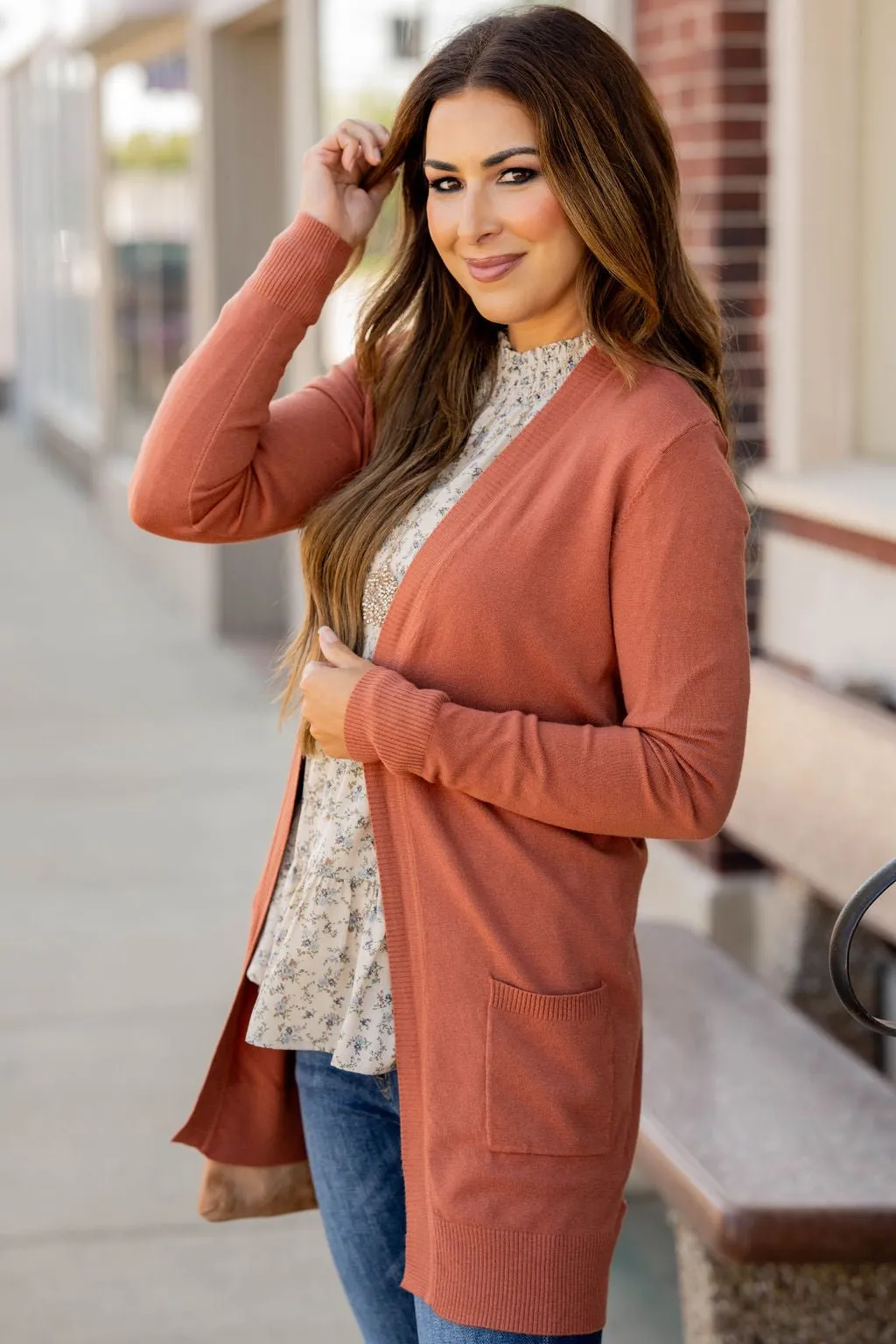 Betsey's Super Soft Harvest Tunic Cardigan