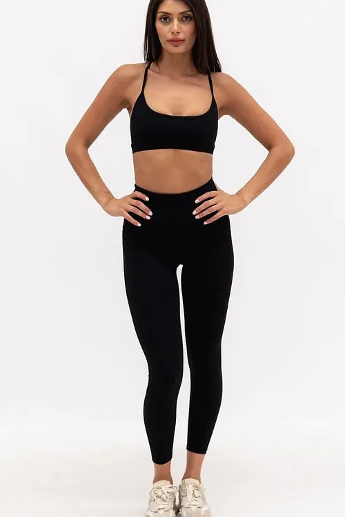 Bianca Smooth Leggings - Black