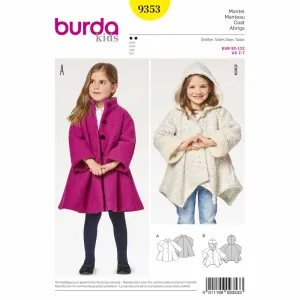 BURDA - 9353 Child Girl Schoolage