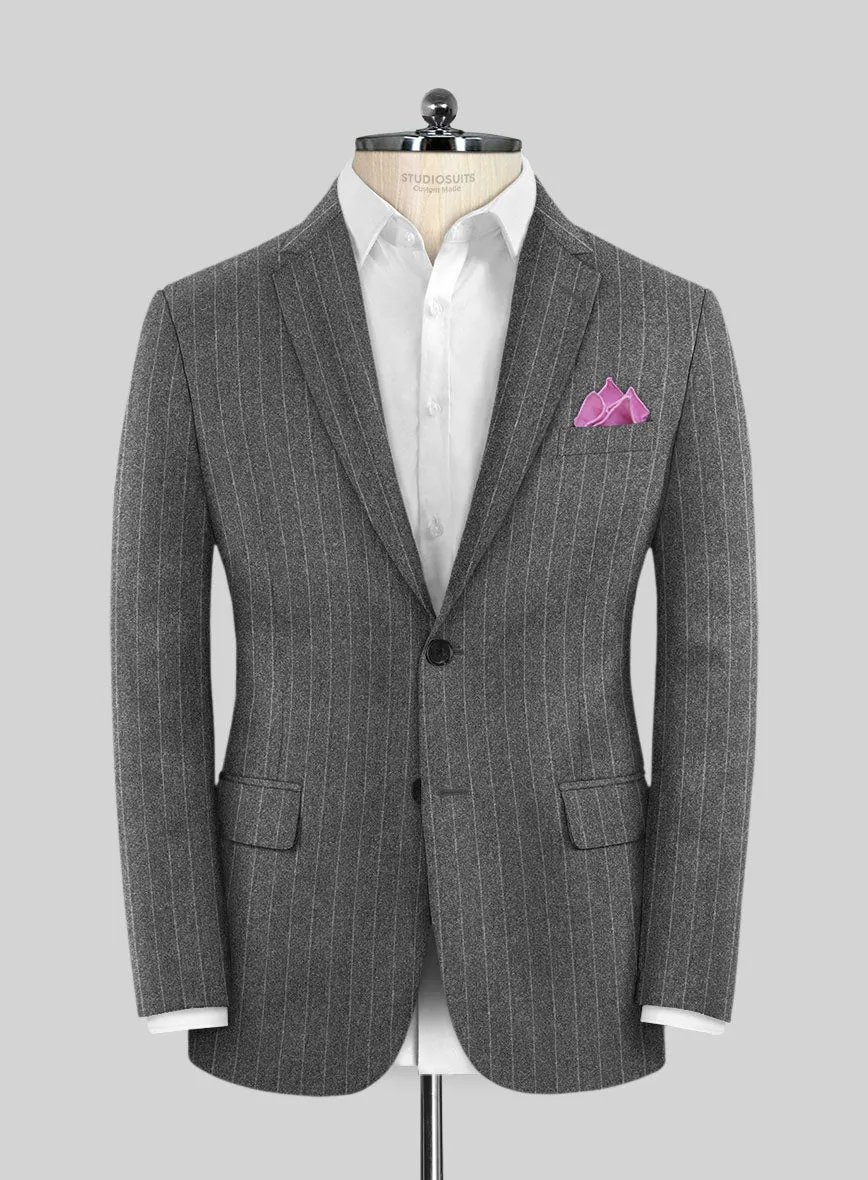 Caccioppoli Laudi Light Gray Wool Suit