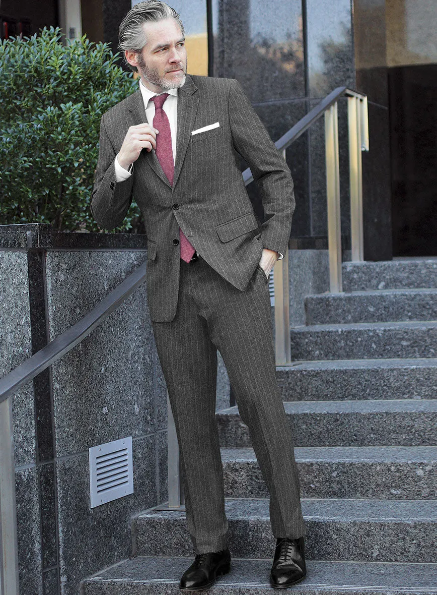 Caccioppoli Laudi Light Gray Wool Suit