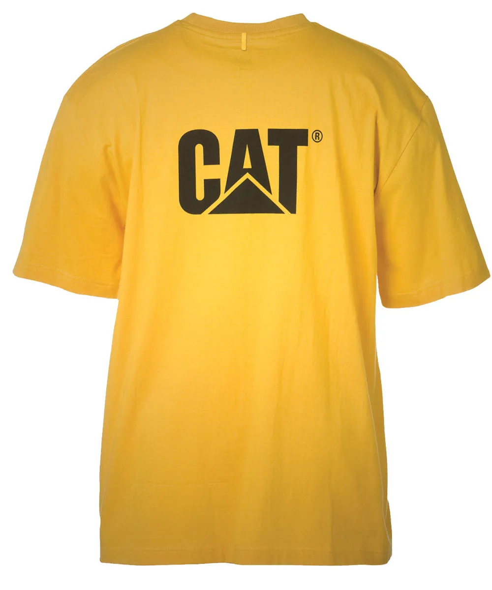 Caterpillar Short Sleeve Trademark T-shirt - Yellow