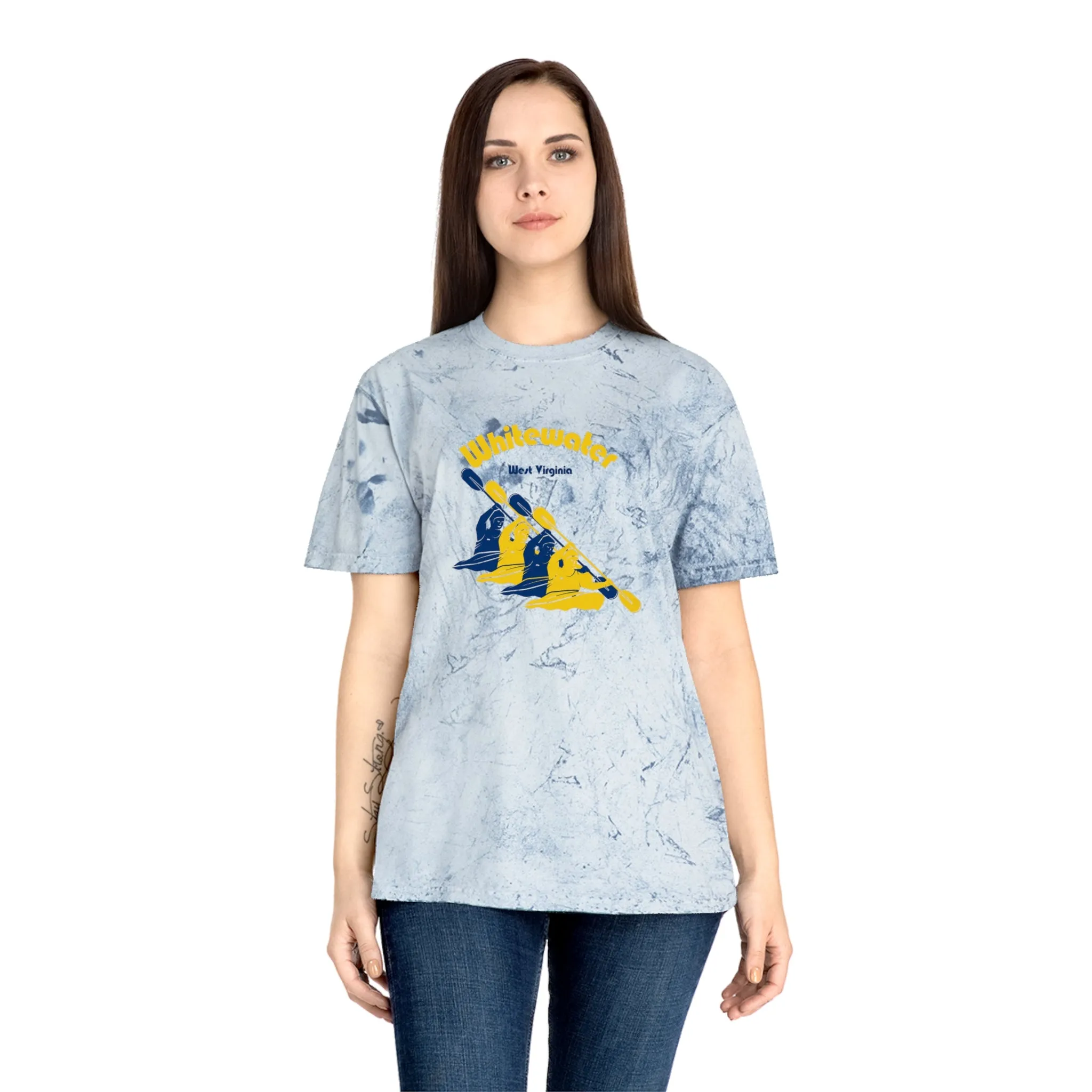 Comfort colors WV Whitewater Tie-dye T shirt