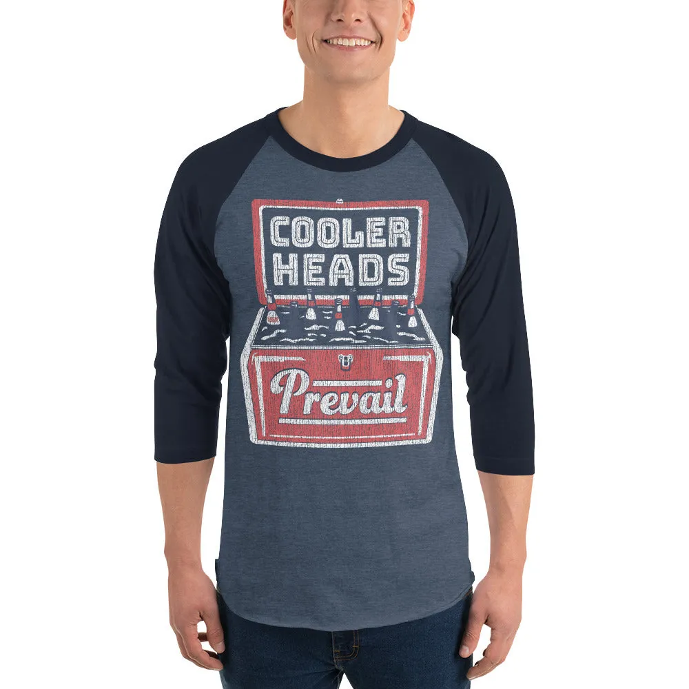 Cooler Heads 3/4 Sleeve Baseball Tee