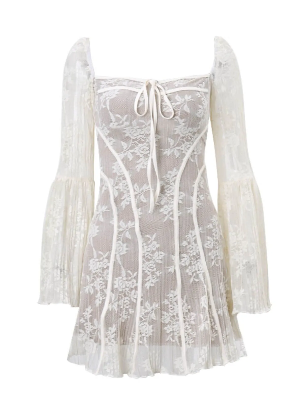 Coquette soft lace dress