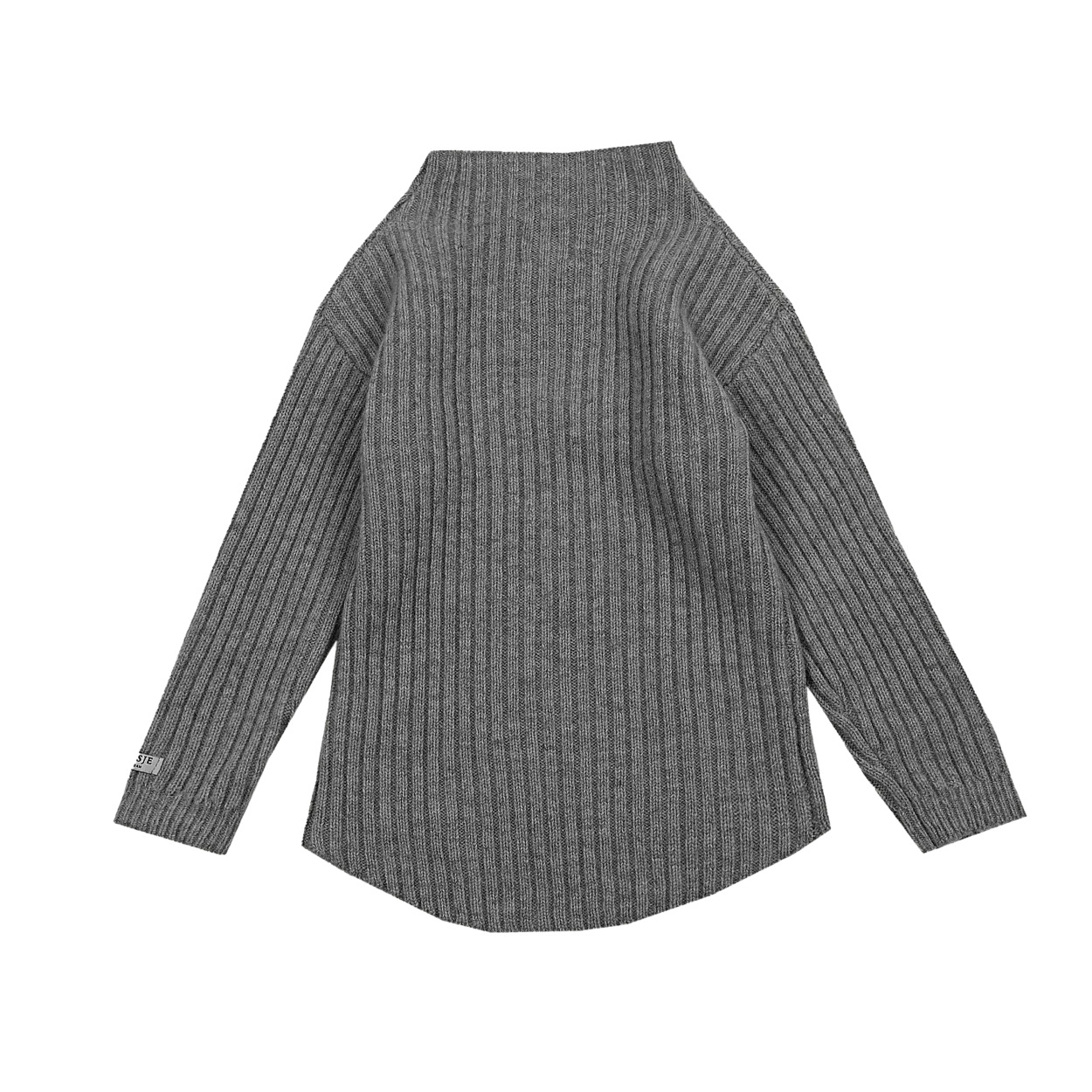 Dai Merino Wool Sweater | Grey Melange