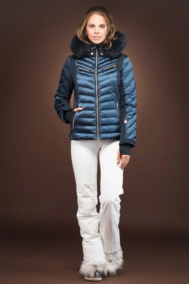 Edie Splendid Ski Jacket - Fur Hood Trim