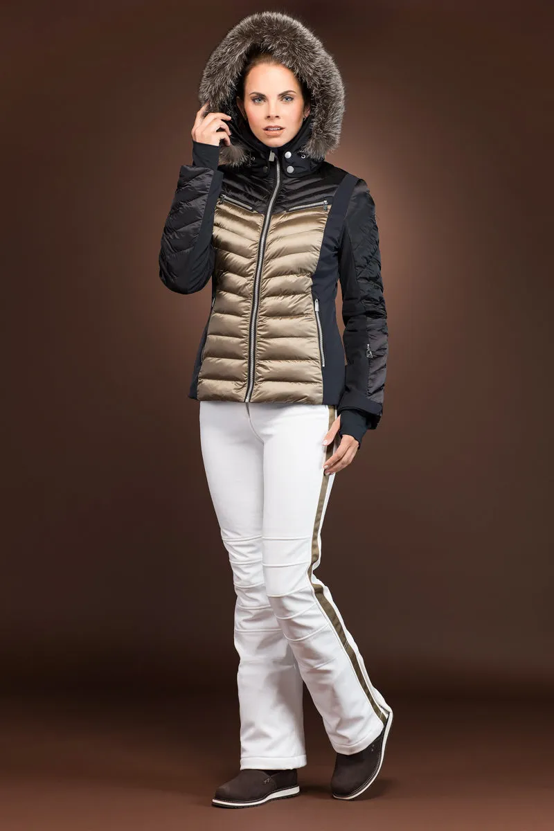 Edie Splendid Ski Jacket - Fur Hood Trim