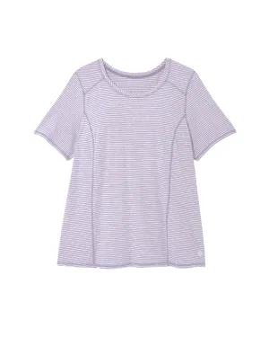 Fleur Tee | Lilac / White