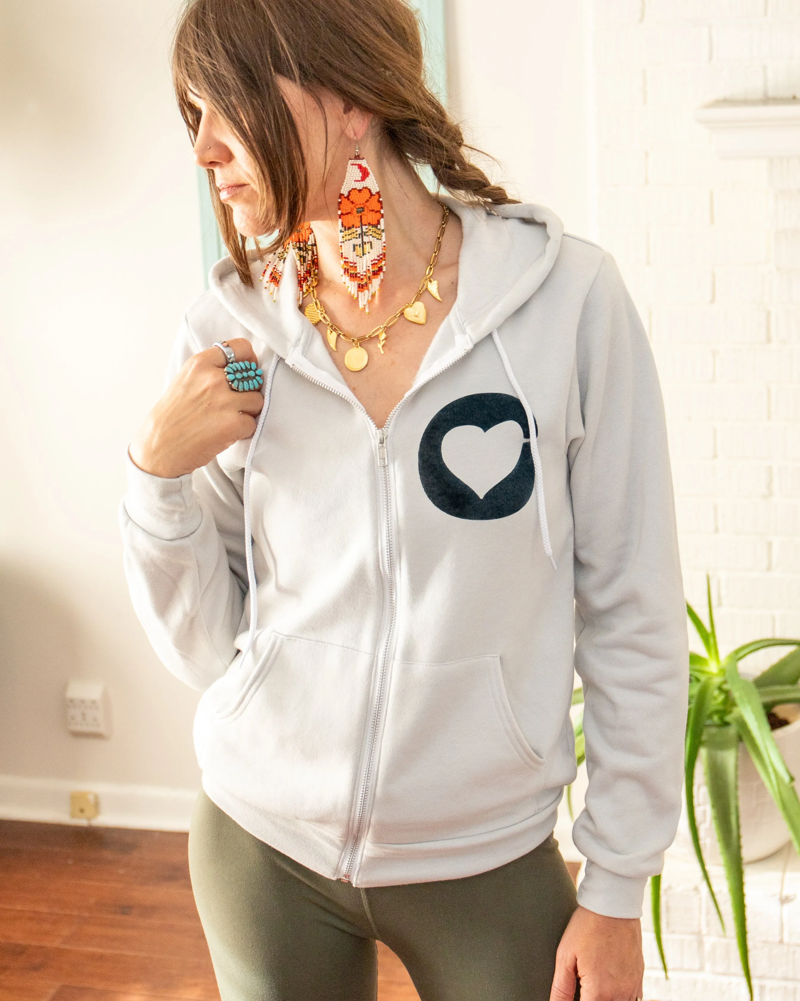 Go Be Love, The World Needs You ~ Silver Hoodie