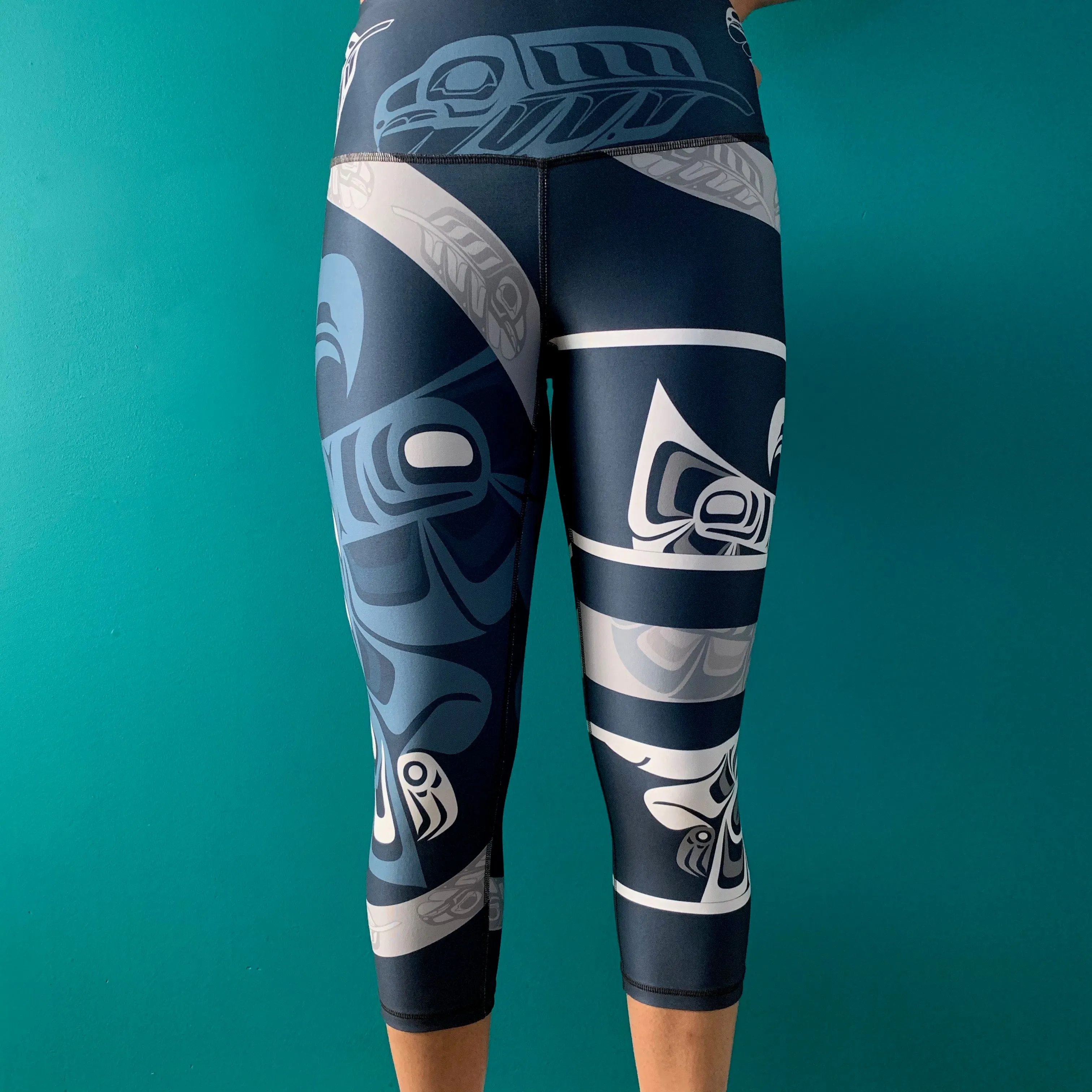 Haida Eagle Intuition - Capri Legging