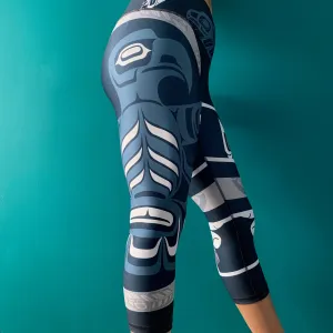 Haida Eagle Intuition - Capri Legging