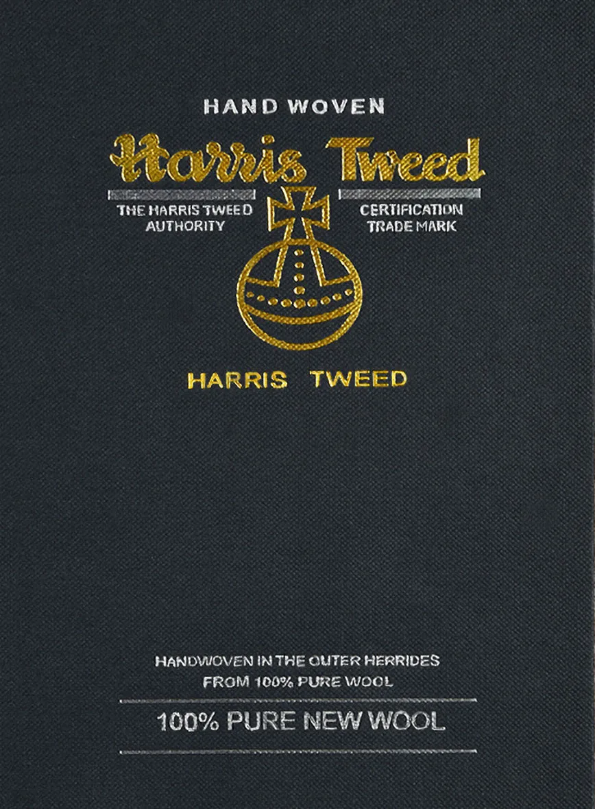 Harris Tweed Gray Chevron Suit