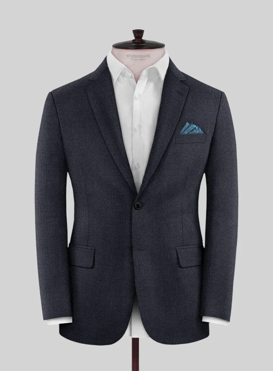 Italian Ombo Blue Birdseye Flannel Suit