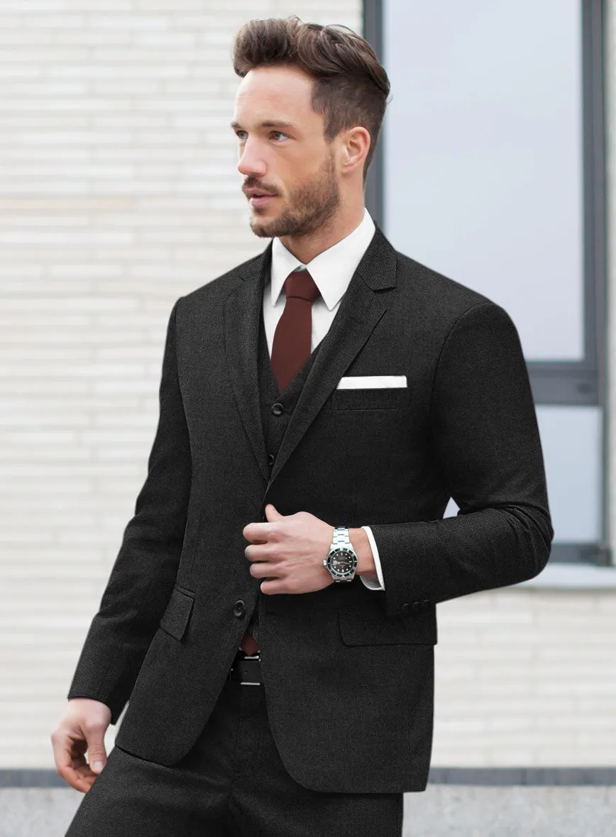 Italian Turna Charcoal Flannel Suit