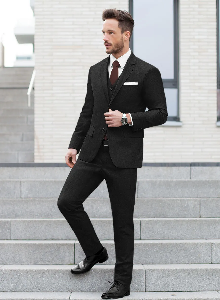 Italian Turna Charcoal Flannel Suit