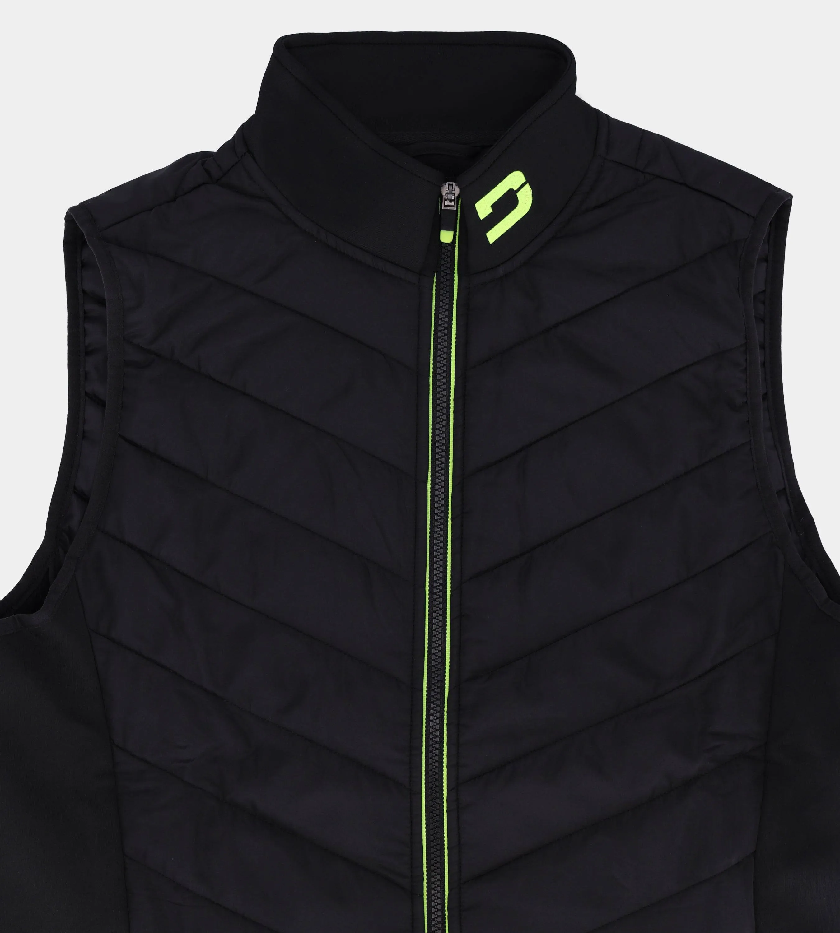 KIDS KYTE GILET - BLACK / LIME