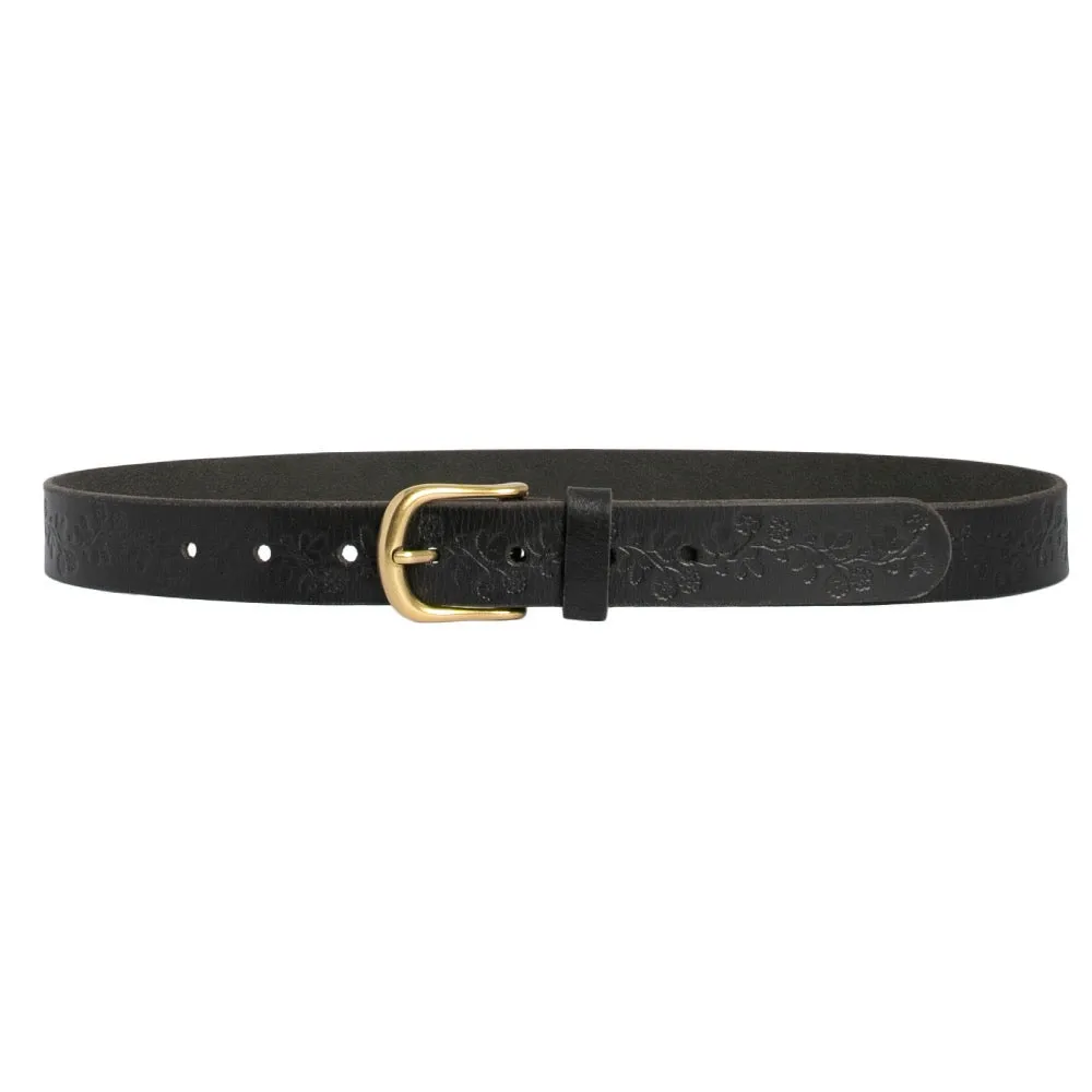 Kylie Leather Belt Black