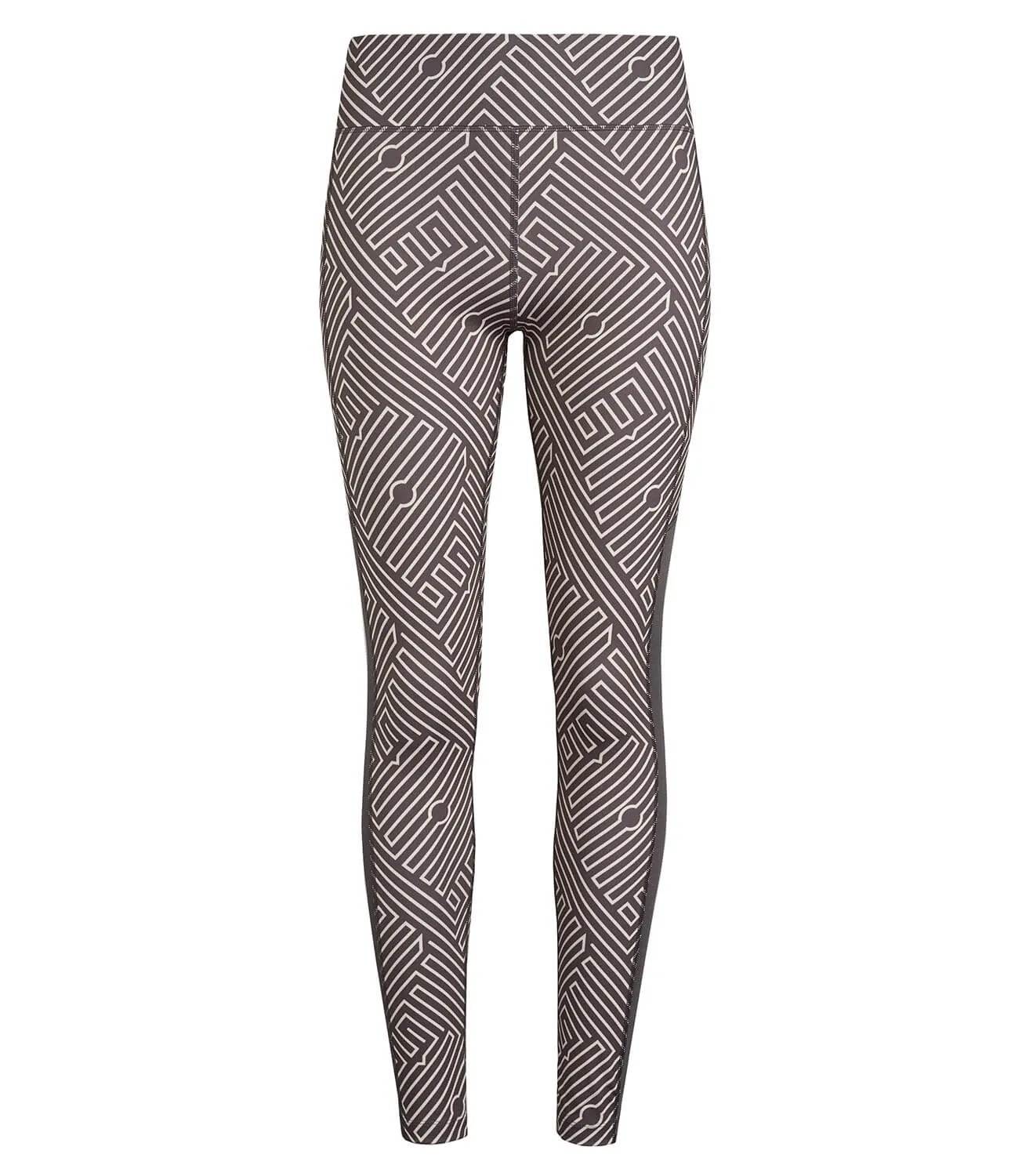 Laura Leggings - Anthracite/Pale Rose Print