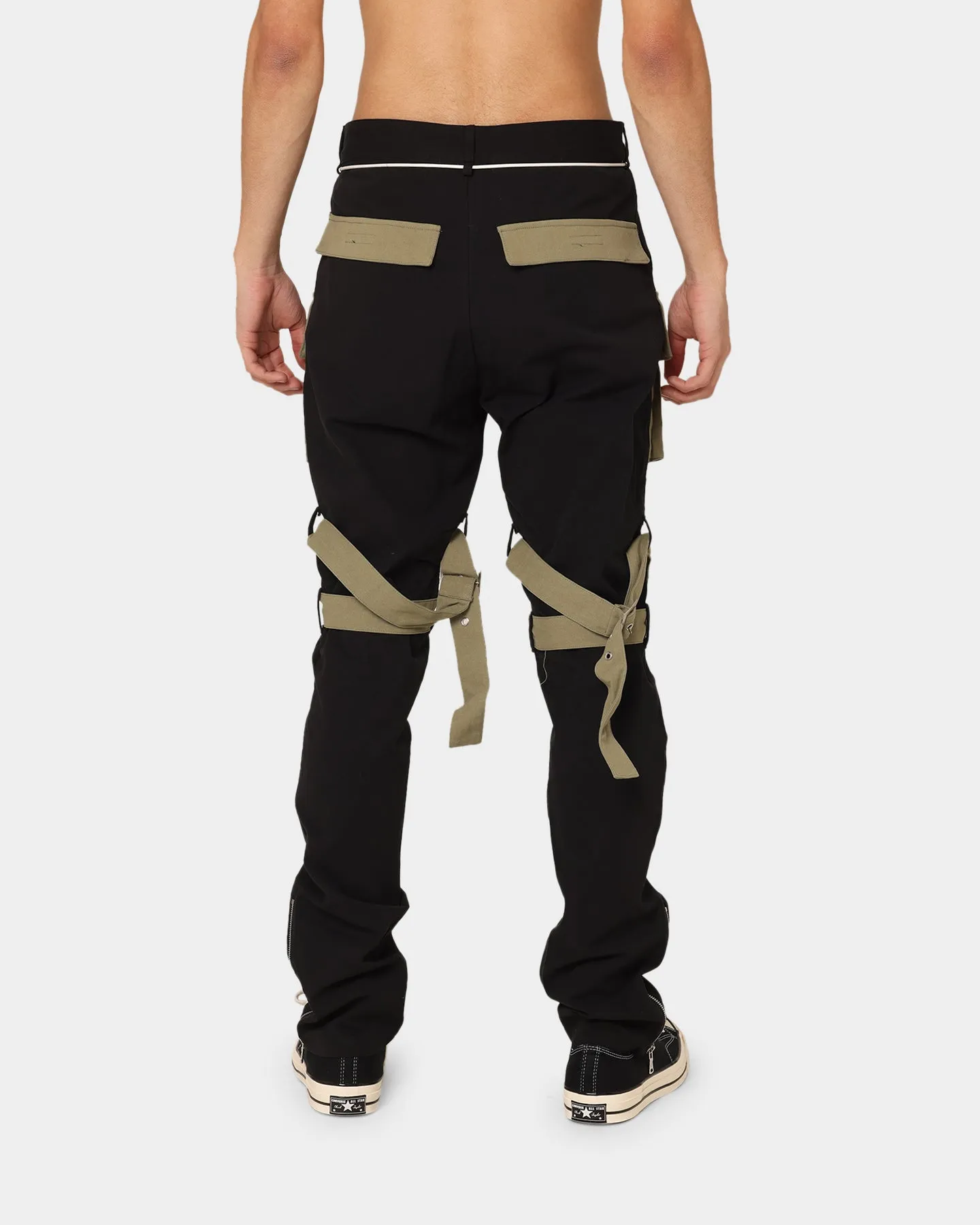 Lifted Anchors Newport Cargo Pants Black