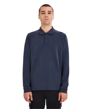 Long Sleeve Soft Touch Polo - Navy