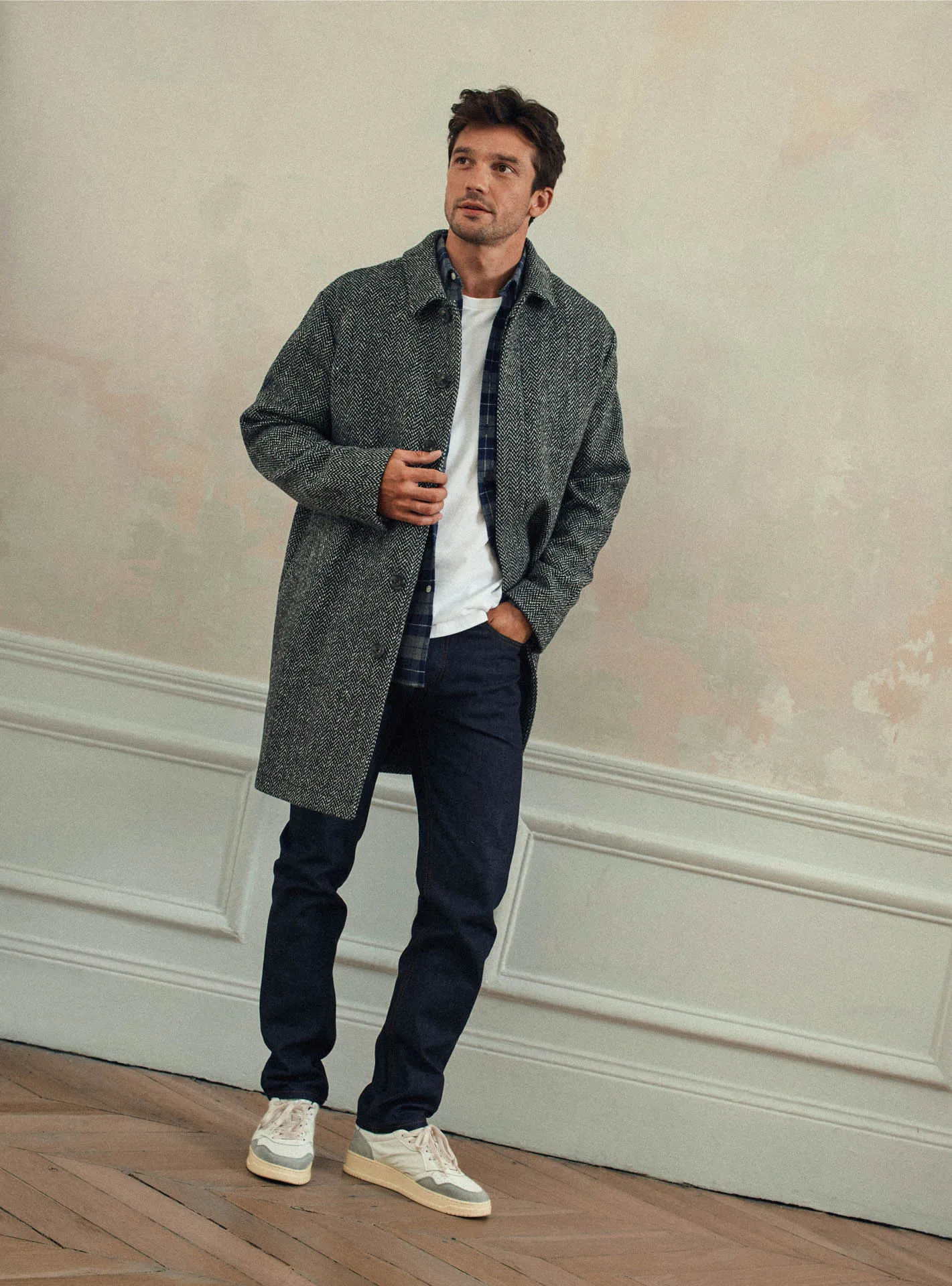 Manteau Oleg Mixed Grey