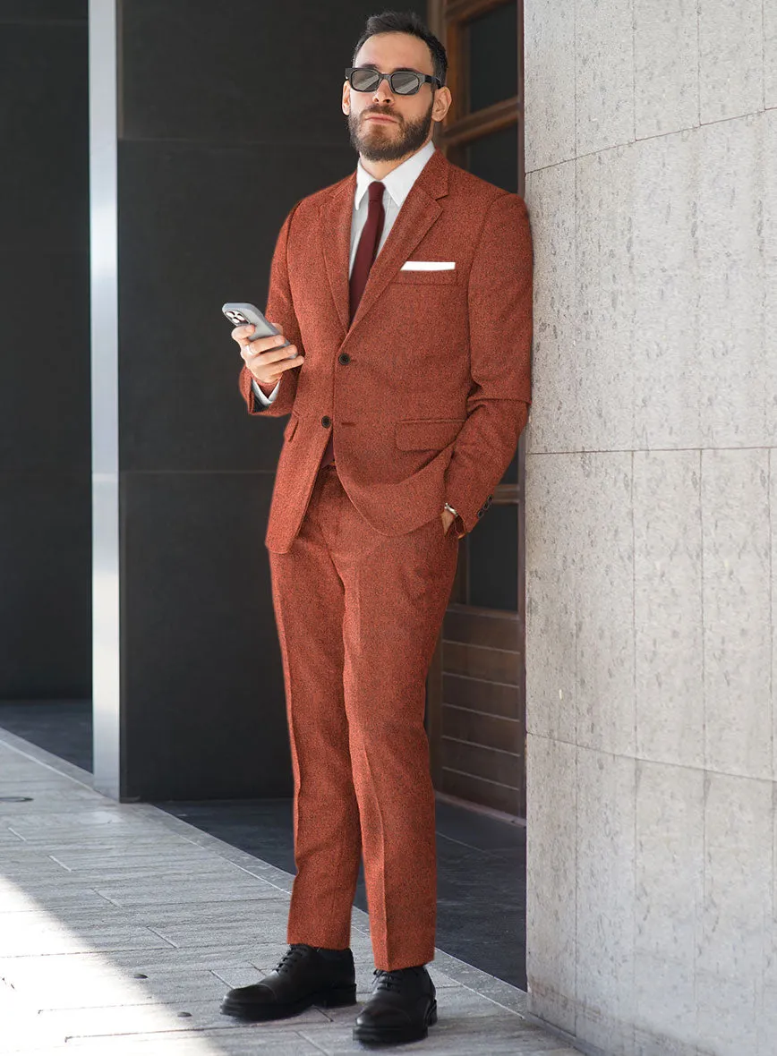 Melange Titan Rust Tweed Suit