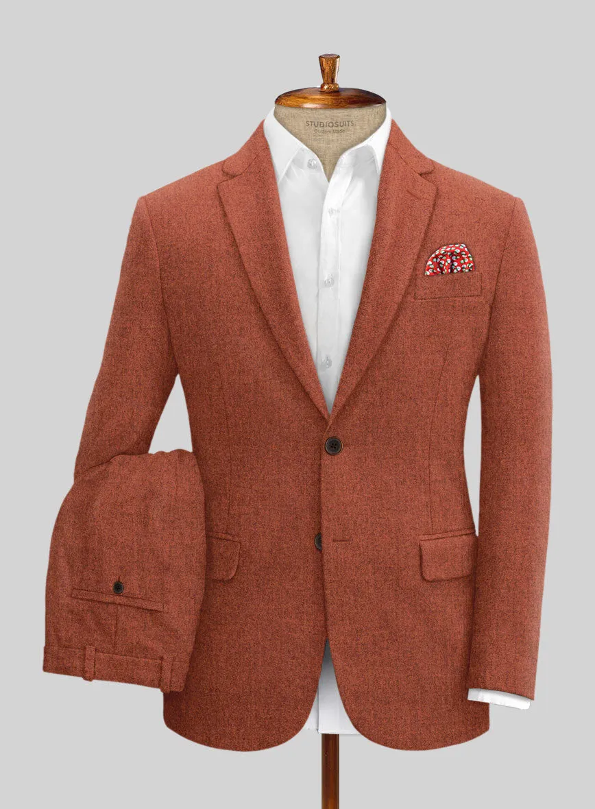 Melange Titan Rust Tweed Suit