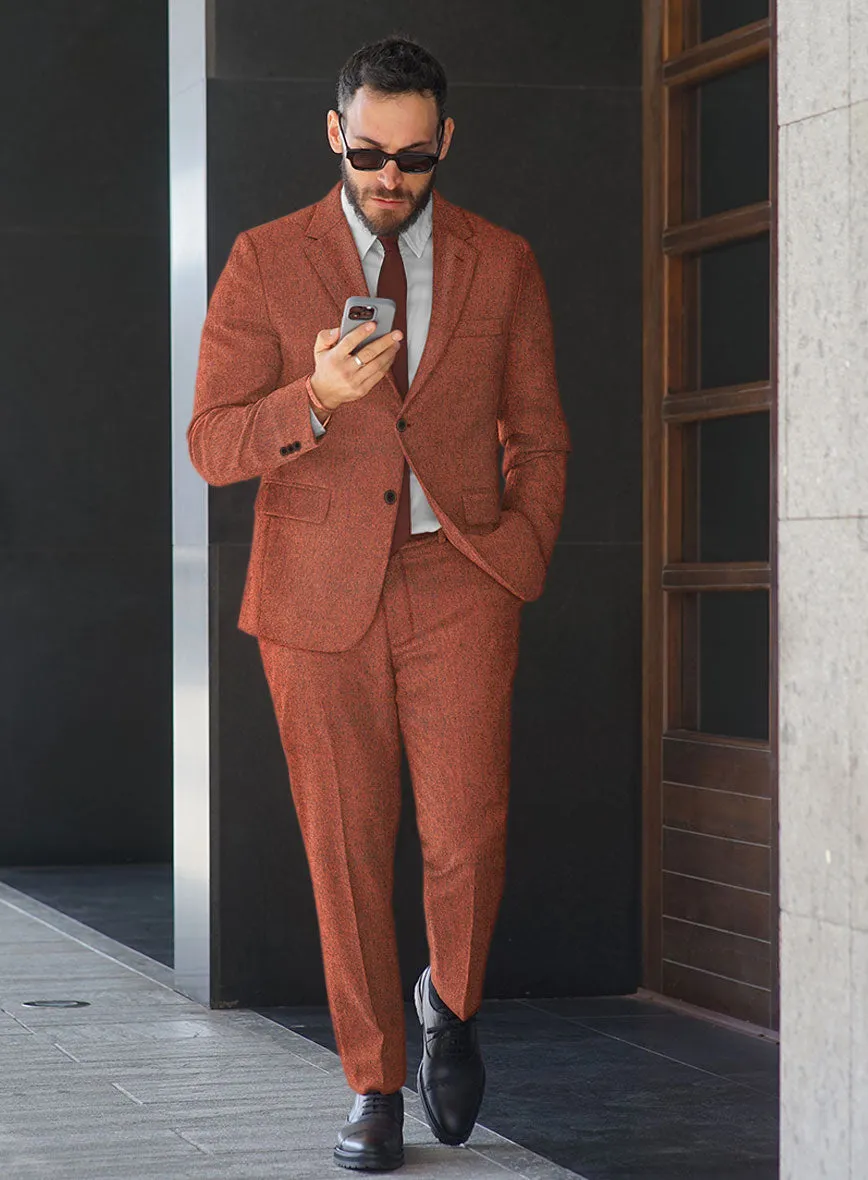 Melange Titan Rust Tweed Suit