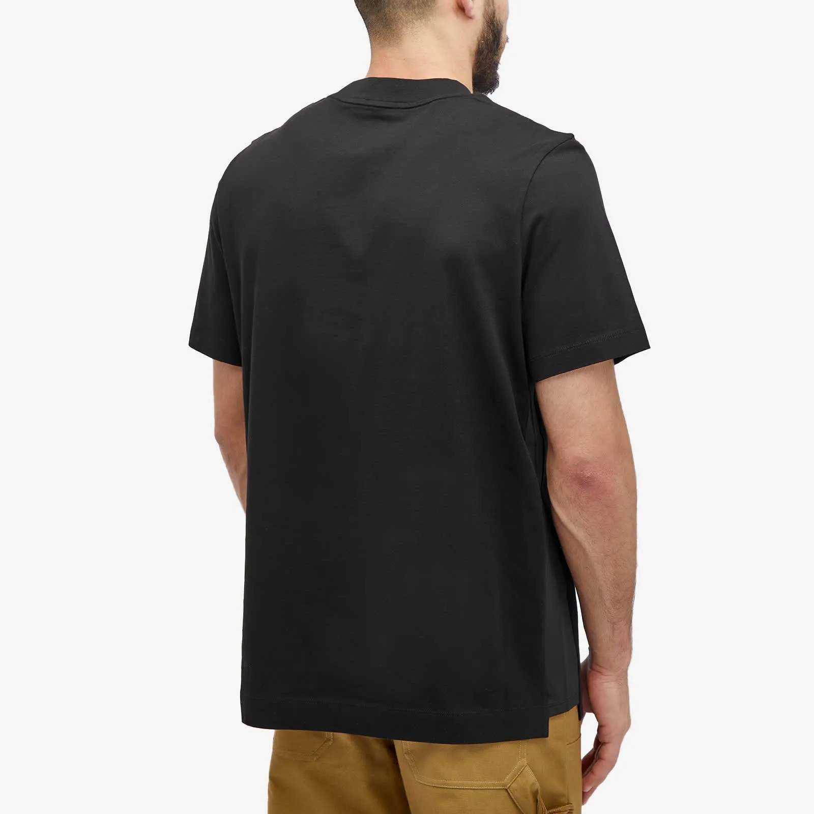 Moncler Text Logo T-shirt, black