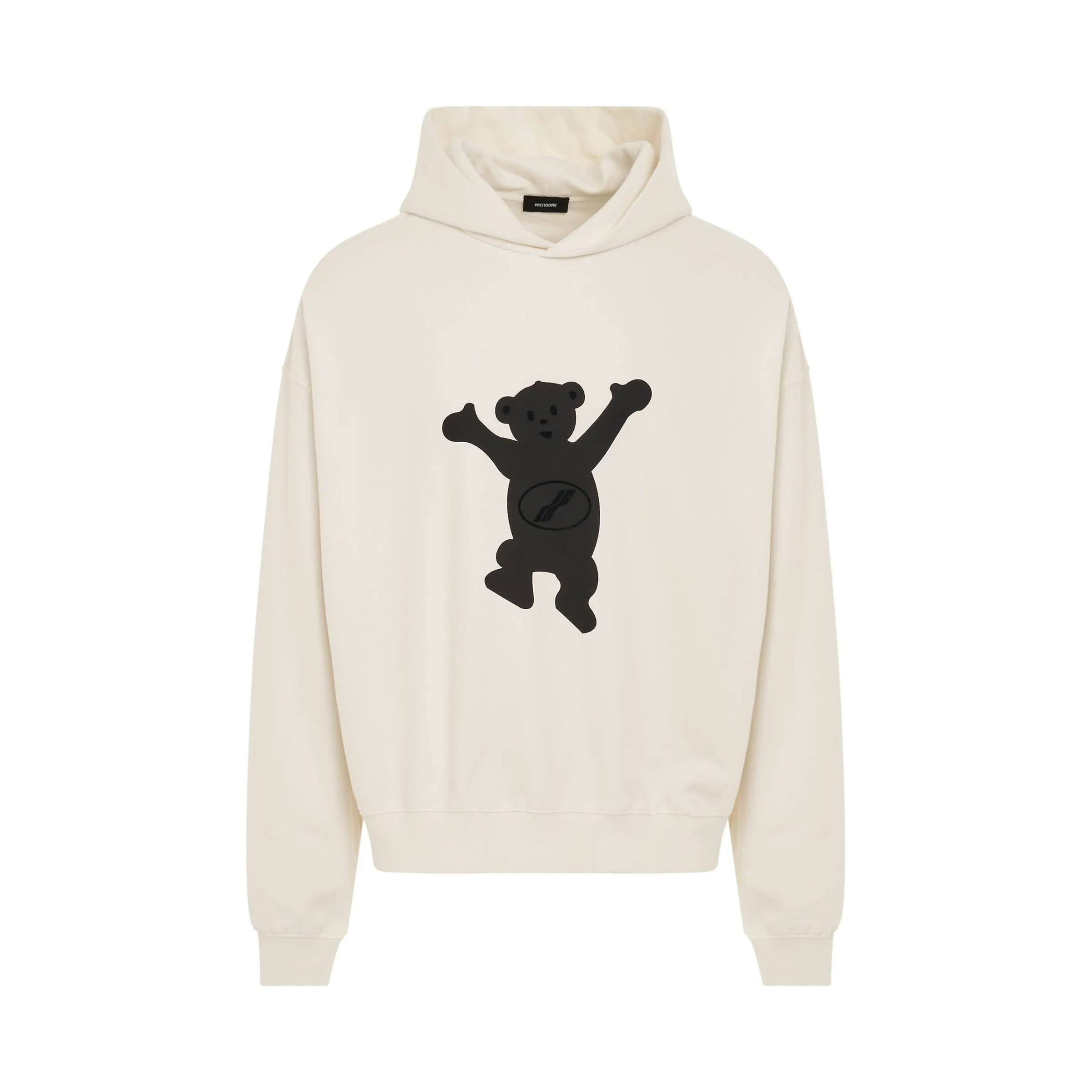 New Teddy Logo Hoodie in Ivory