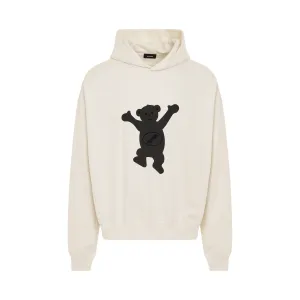 New Teddy Logo Hoodie in Ivory