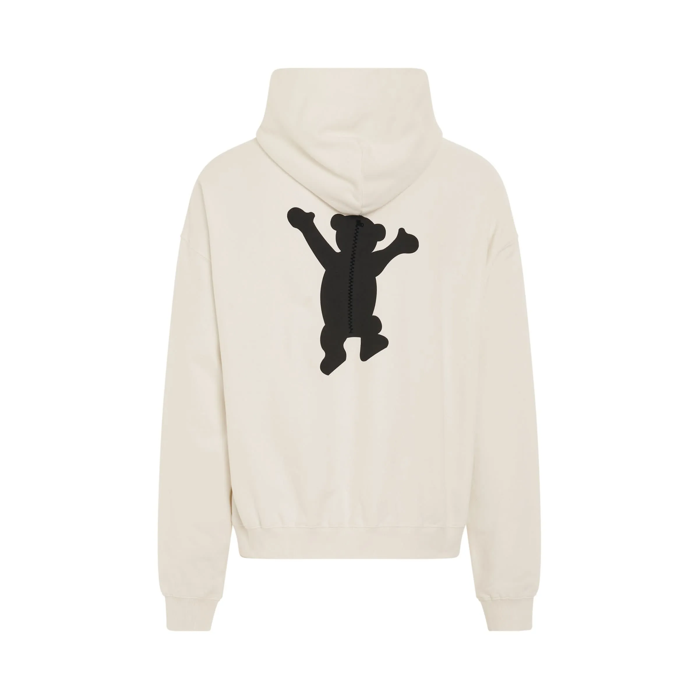 New Teddy Logo Hoodie in Ivory