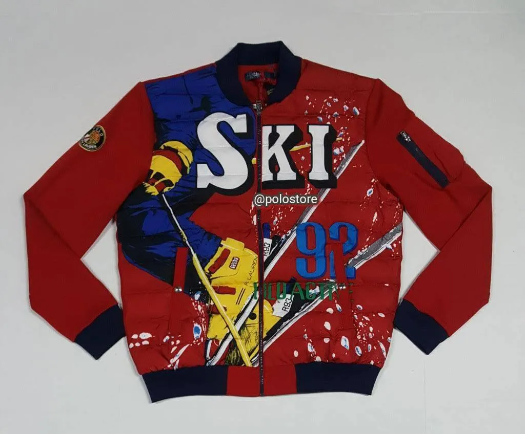 Nwt Polo Ralph Lauren Red Ski 92 Jacket