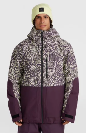 O'Riginals Block Snow Jacket | Dark Purple Sketcheritage