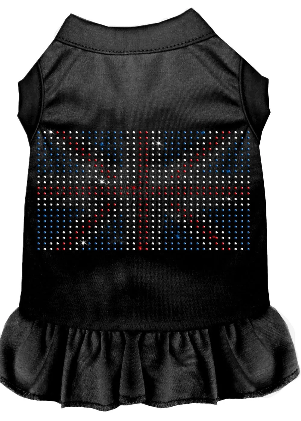 Pet Dog & Cat Dress Rhinestone, "British Flag"