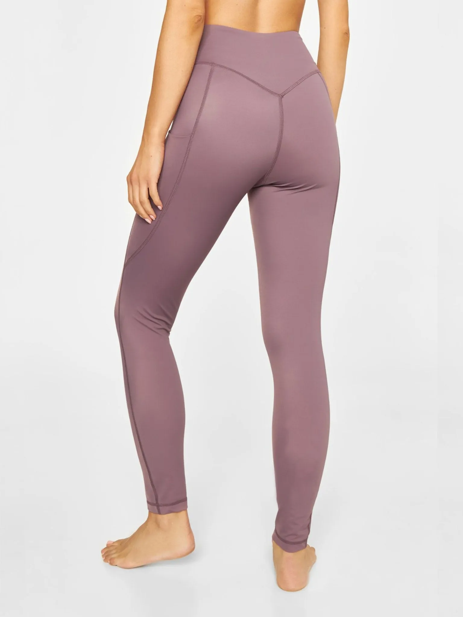 Power High-Waist Leggings Purple