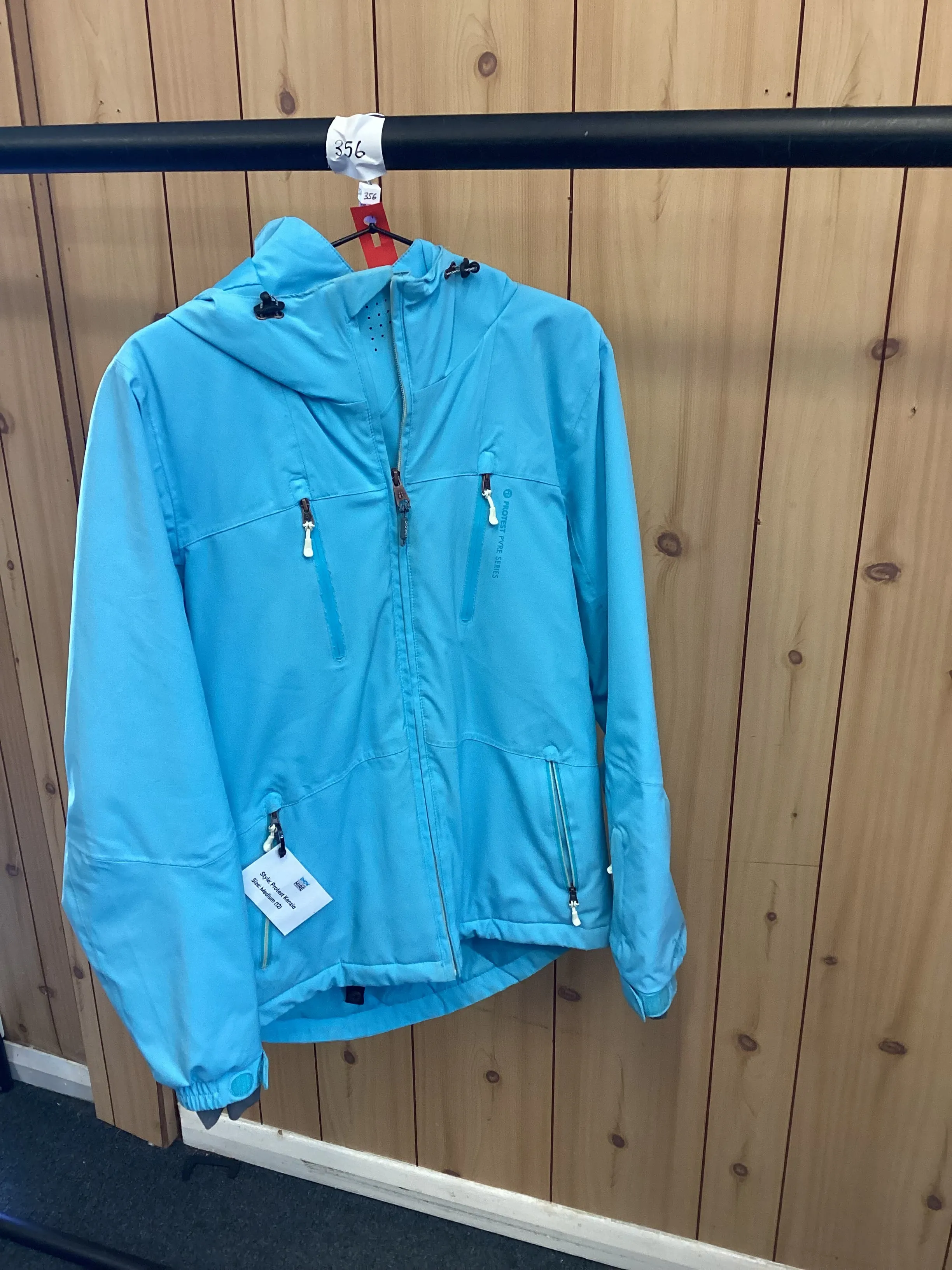 Pre-Loved Protest Kenzia Womens Snow Jacket (356) Satin Blue M (12): Grade B