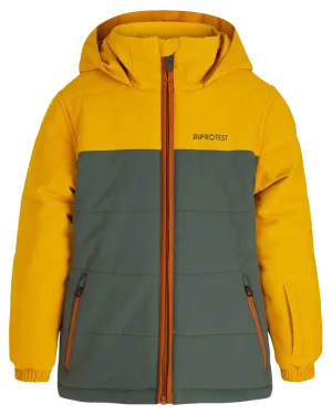 Protest Nadin Toddler Boys Snow Jacket - Dark Yellow - 2023