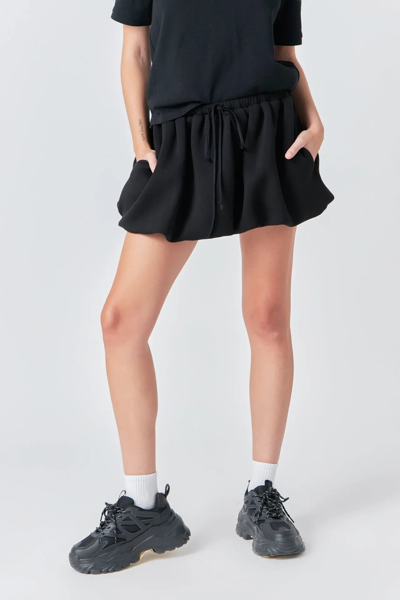 Scuba Balloon Mini Skirt