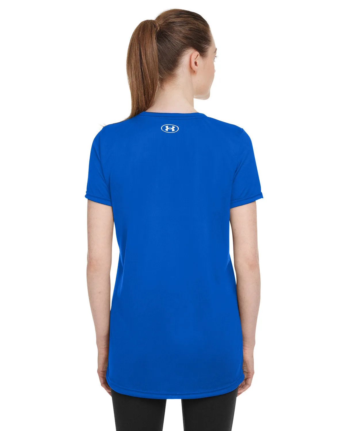 Under Armour Ladies Tech Custom T-Shirts, Royal