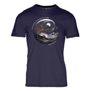 Yin Yang Glacier National Park REPREVE® Crew T-Shirt