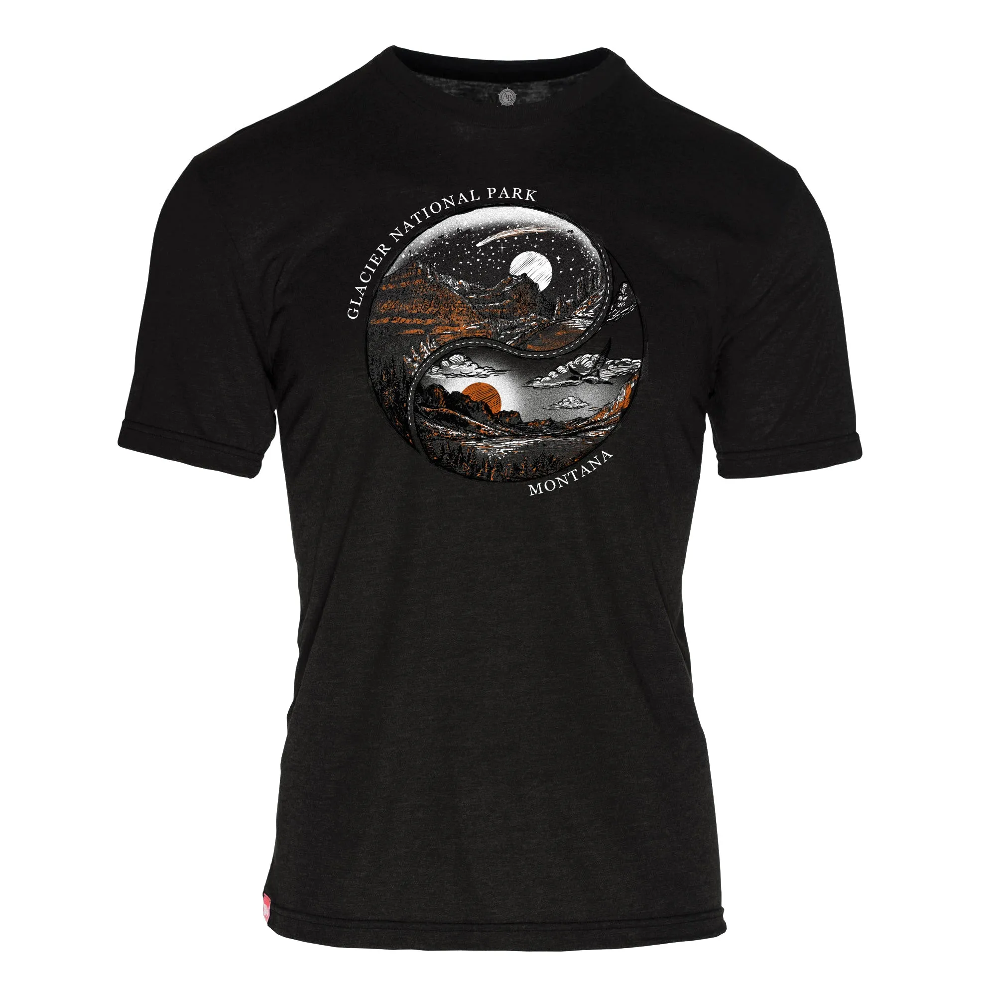 Yin Yang Glacier National Park REPREVE® Crew T-Shirt